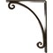 Ekena Millwork Legacy Wrought Iron Bracket, (Triple center brace), Antiqued Pale Gold 2"W x 7 1/2"D x 10"H BKTM02X07X10TLEAPG - alternate 2